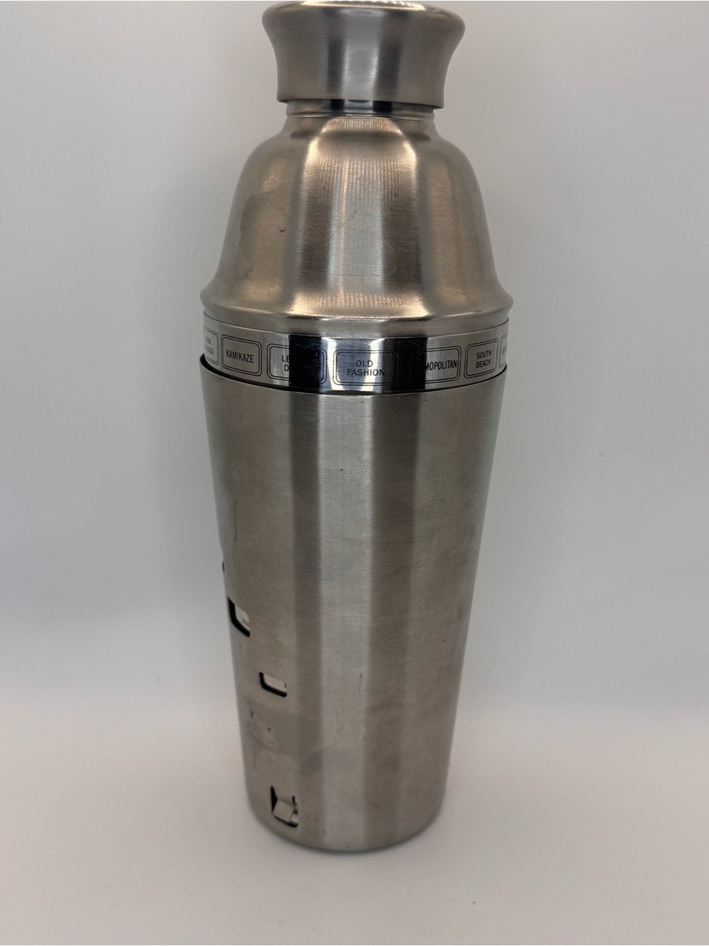 Stainless Steel Cocktail Shaker - Silver - Picture 4 of 6